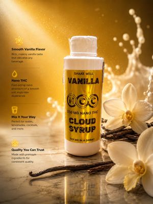 VANILLA CLOUD SYRUP (225MG)