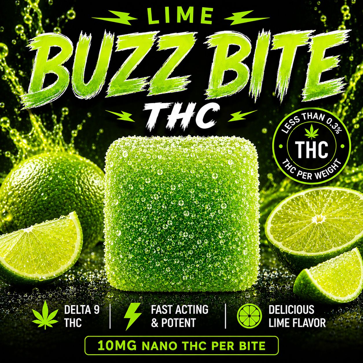 LIME BUZZ BITES  [2PK] (20MG)