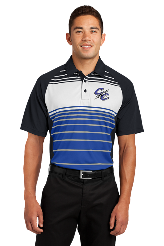 Sport-Tek Dry Zone Sublimated Stripe Polo
