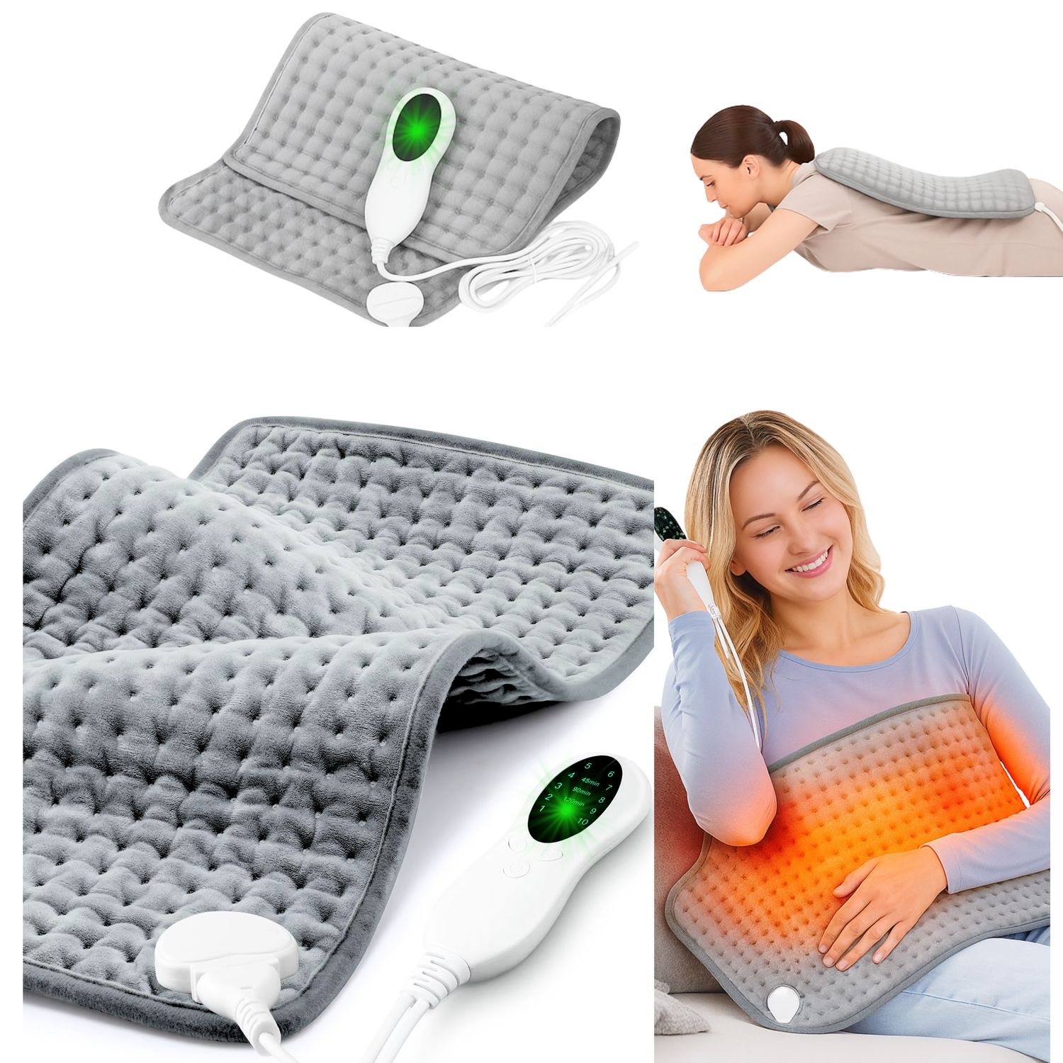 Mata Grzewcza Elektryczna z Pilotem 60W – Poduszka Grzewcza GP-HM-060 GP BRAND