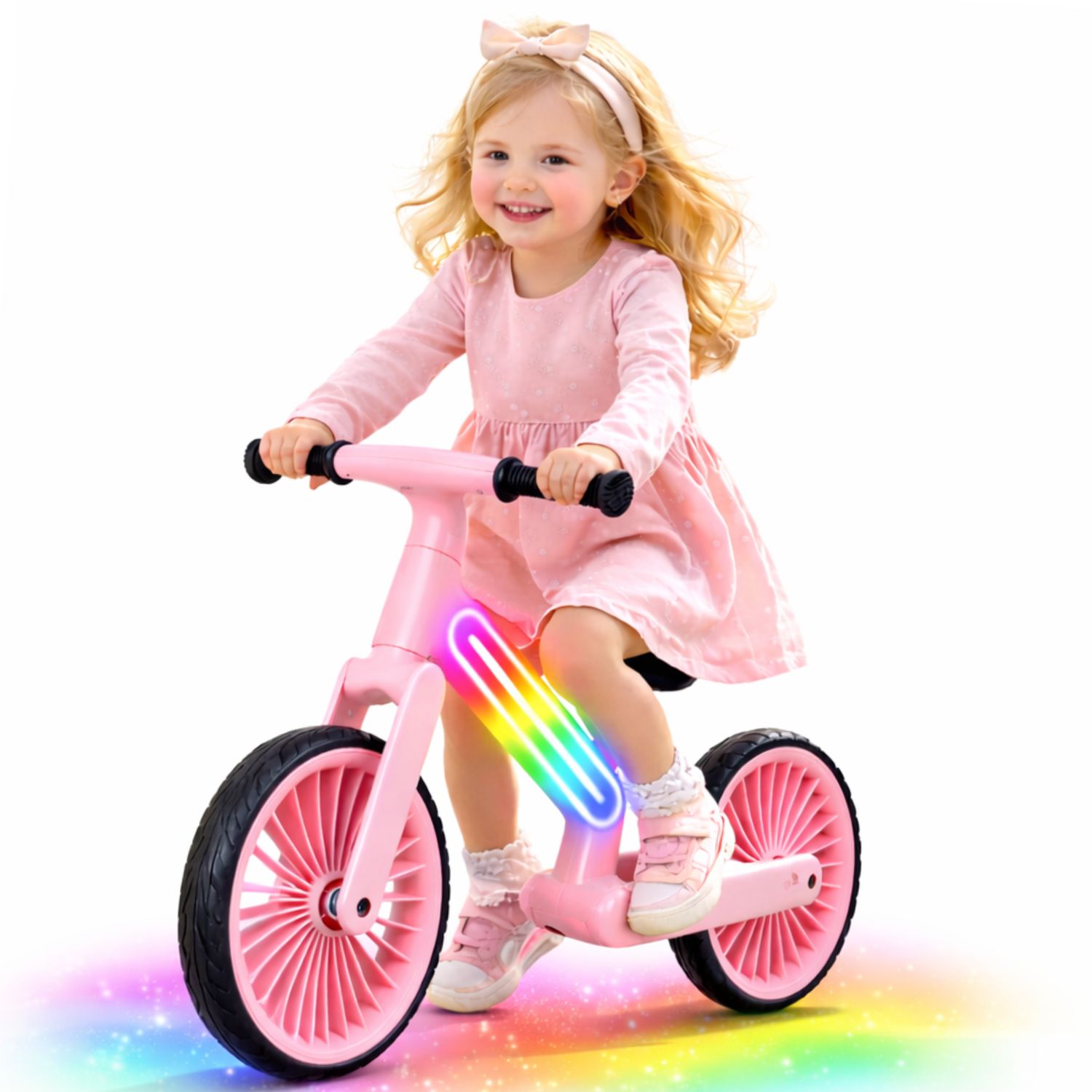 Rowerek Biegowy LED Różowy dla Dzieci – GP-RB-001-P GP BRAND