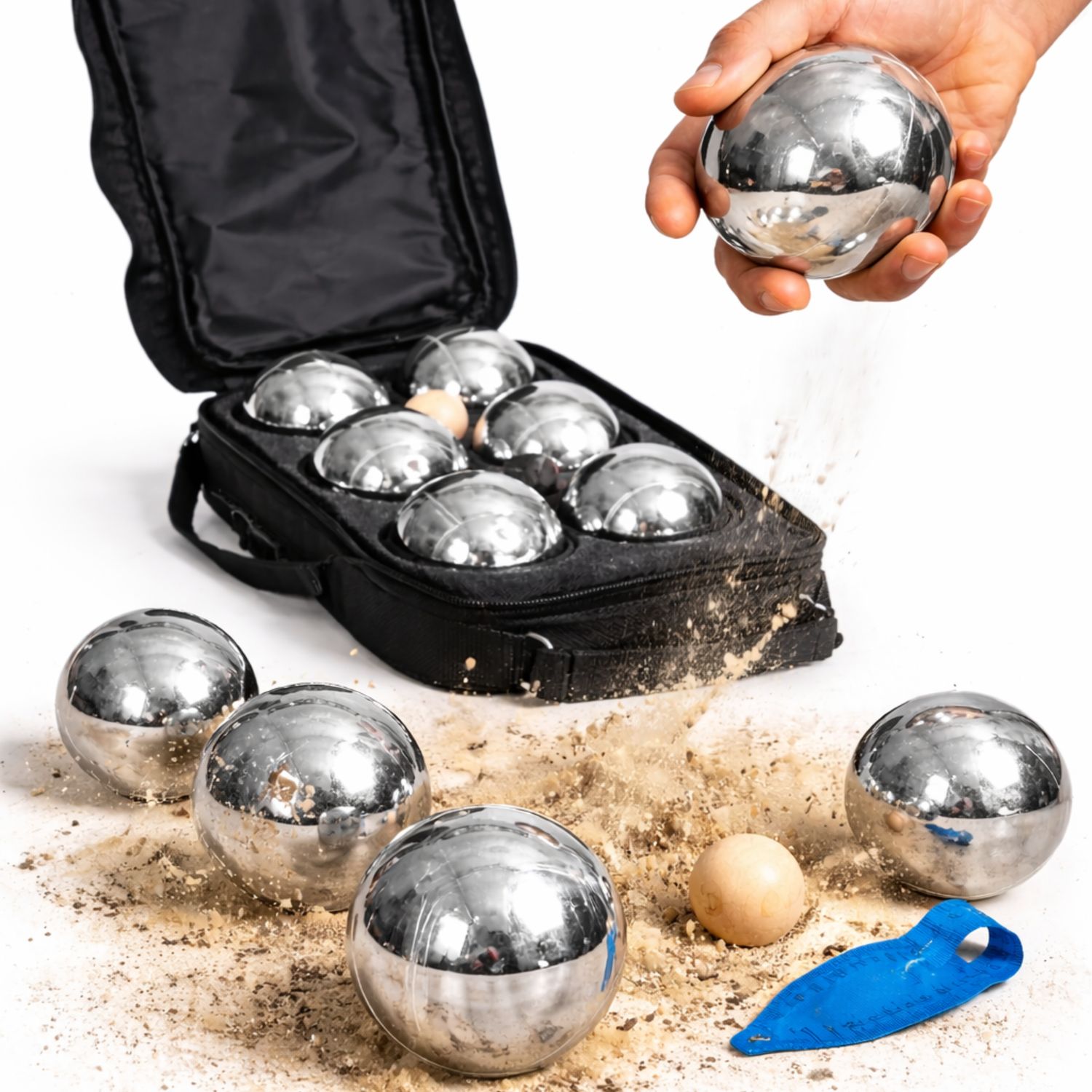 Zestaw do Gry w Bule 8 Kul + Etui – Pétanque GP-BL-008 GP BRAND