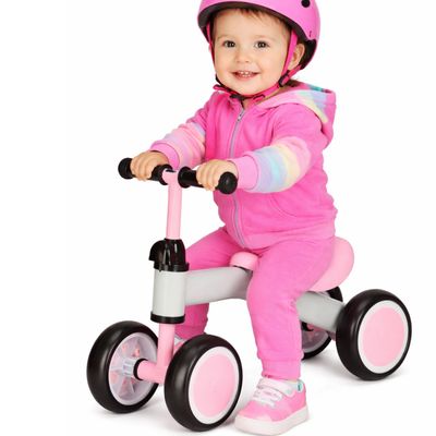 Rowerek Biegowy Jeździk dla Dziecka 2+ Różowy – 4 Koła GP-RB-003-P GP BRAND
