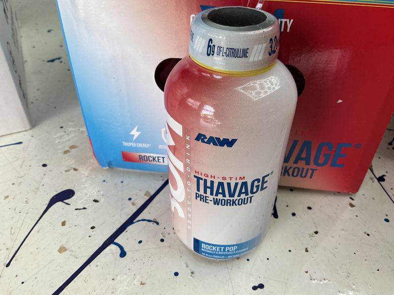 Raw Bum High Stem Thavage Pre-Workout, Rocket Pop