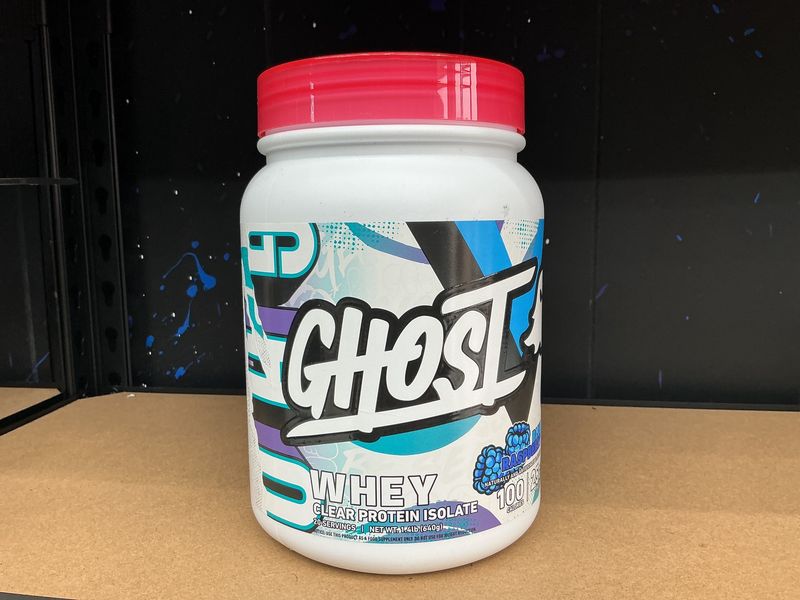 Ghost Clear Whey Protein Isolate Blue Raspberry