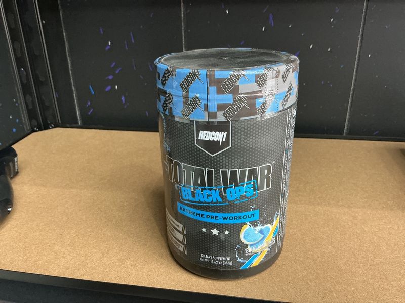 RedCon1 Total War Black Ops Extreme pre workout- Blue Watermelon