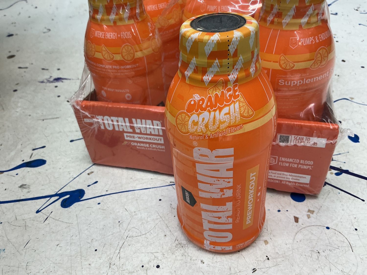 RedCon1 Total War RTD Pre Workout, Orange crush