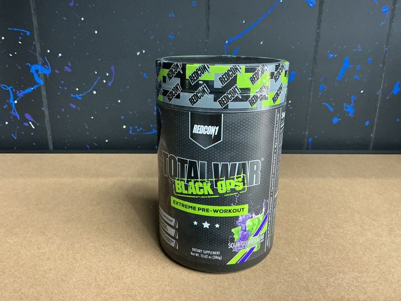 RedCon1 Total War Black Ops Extreme pre workout- Sour Gummy Bear