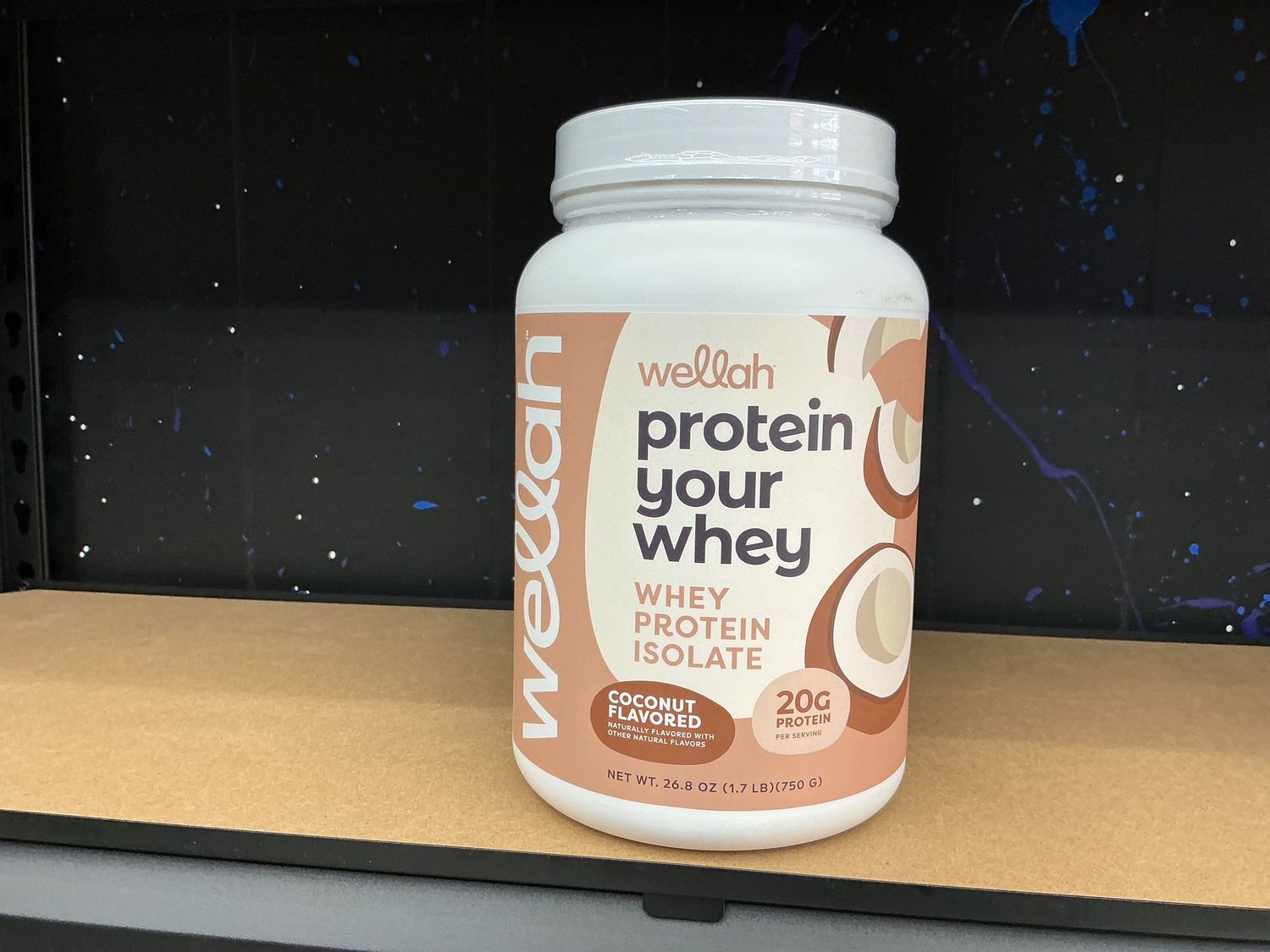 Wellah protein whey coconut