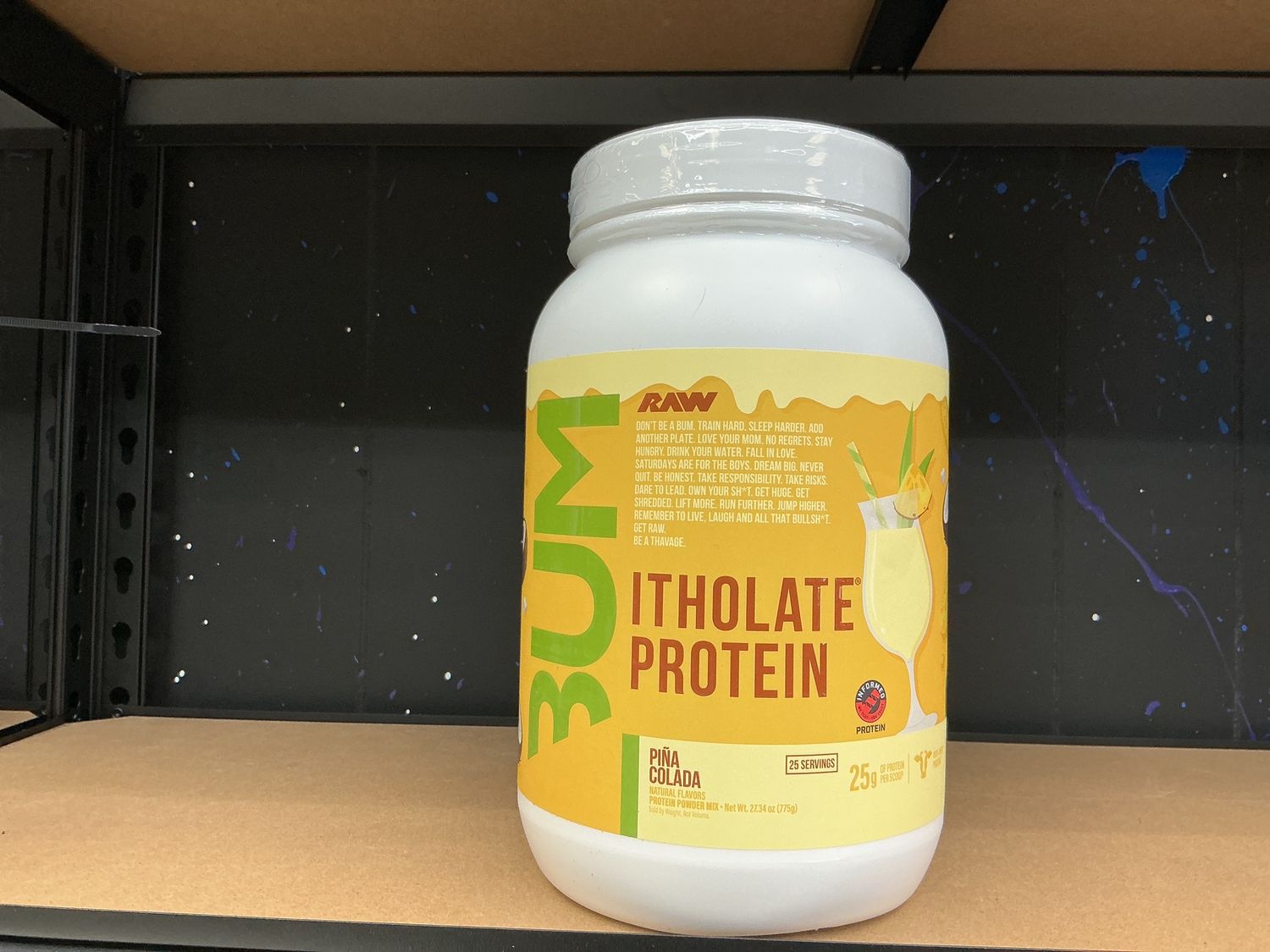 Raw CBUM Itholate protein, Piña colada