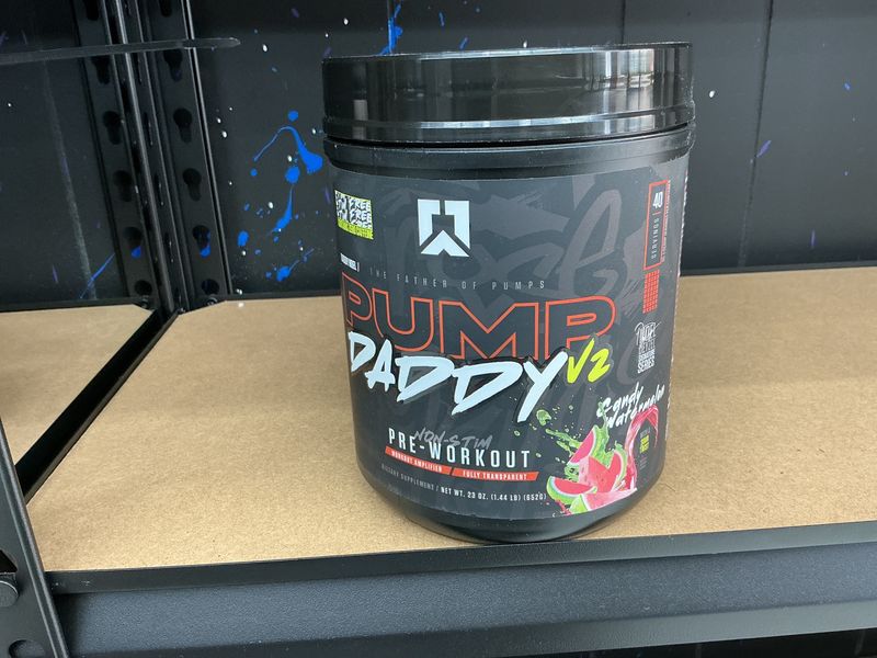 Ryse Pump Daddy v2 Non Stim Pre Workout, Candy Watermelon