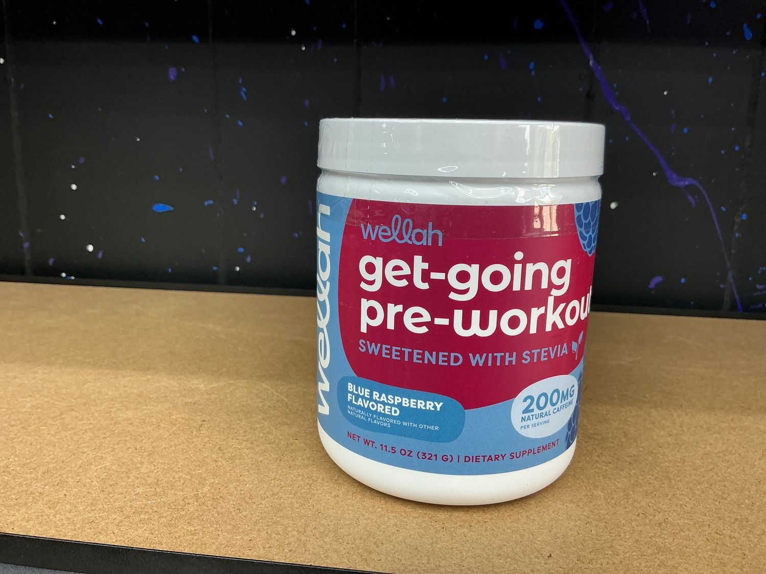 Wellah get going pre workout Blue raspberry