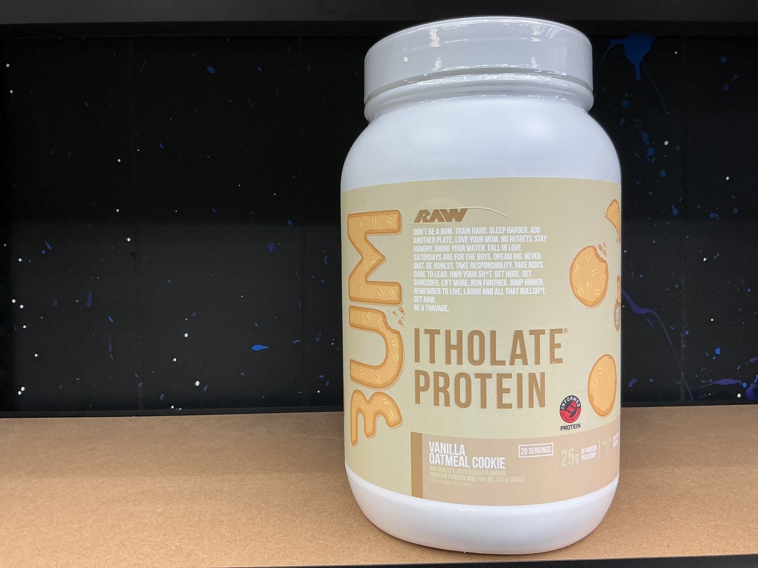Raw CBUM Itholate protein, Vanilla oatmeal
