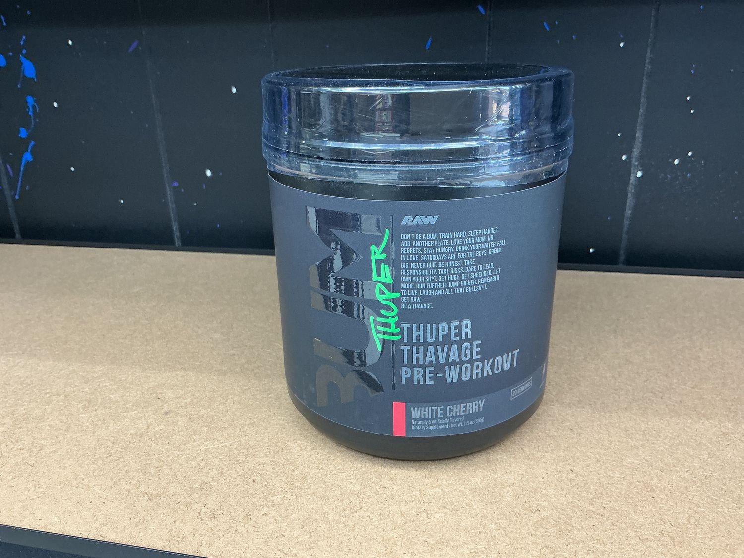 Raw Thuper Thavage Pre workout White Cherry