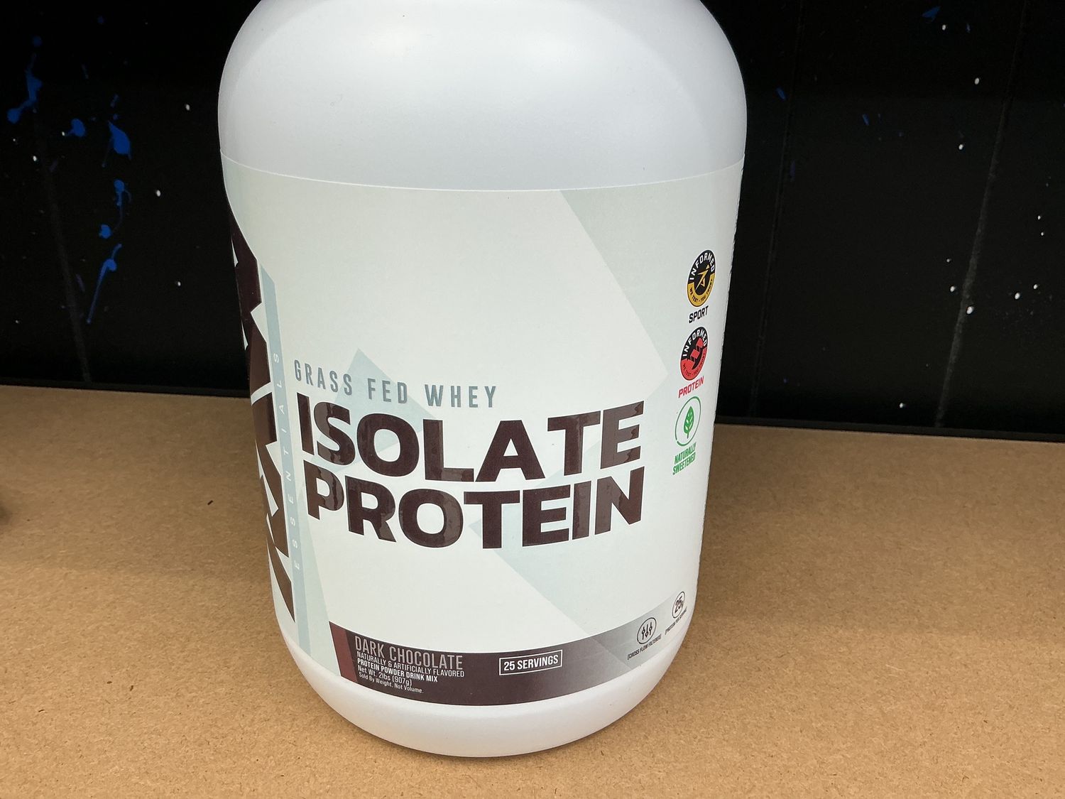 Raw Gras Fed Whey Isolate Protein Dark Chocolate
