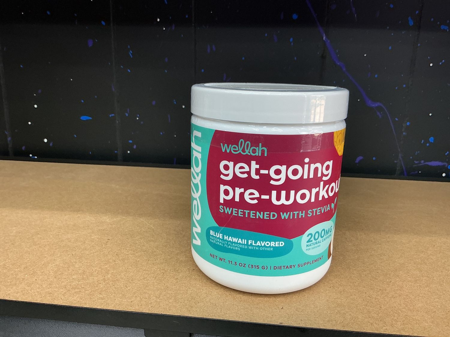 Wellah get going pre workout Blue Hawaii