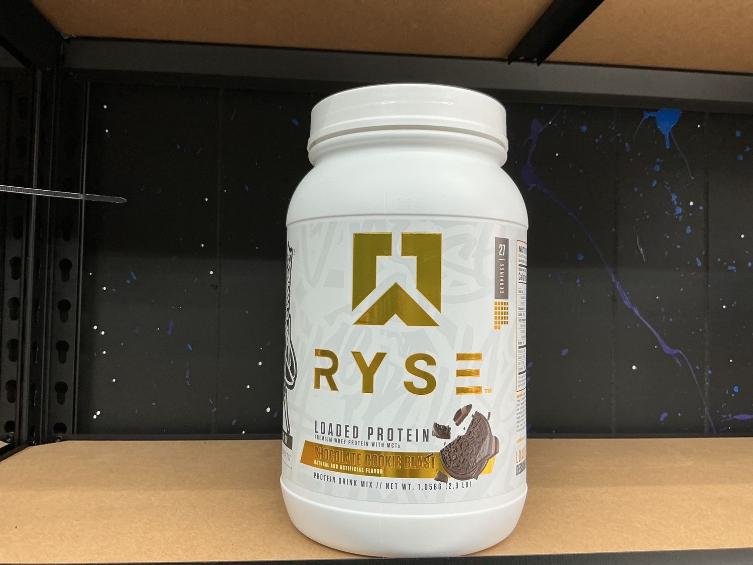 Ryse loaded protein, chocolate cookie blast