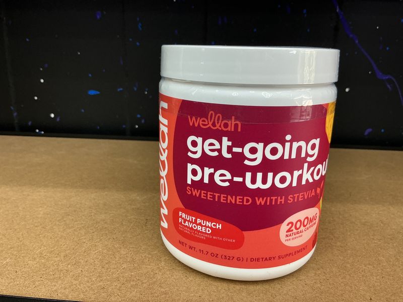 Wellah get going pre workout Fruit Punch