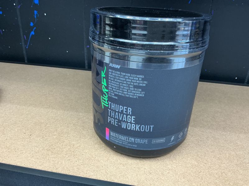Raw Thuper Thavage Pre workout Watermelon Grape