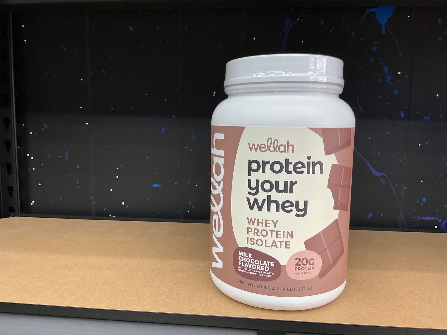Wellah protein whey milk chocolate