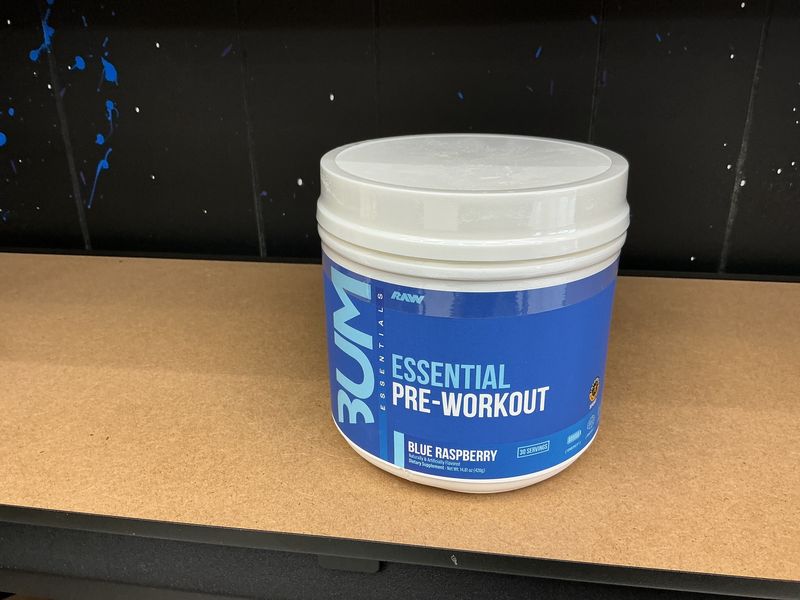 Raw essential pre-workout Blue Raspberry