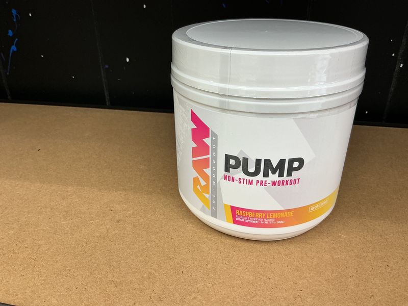 Raw pump non Stim Pre workout