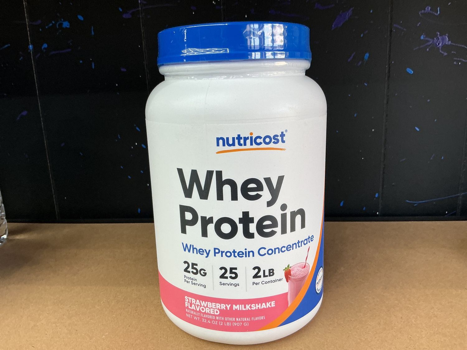 Whey Protein Strwberry Milkshake