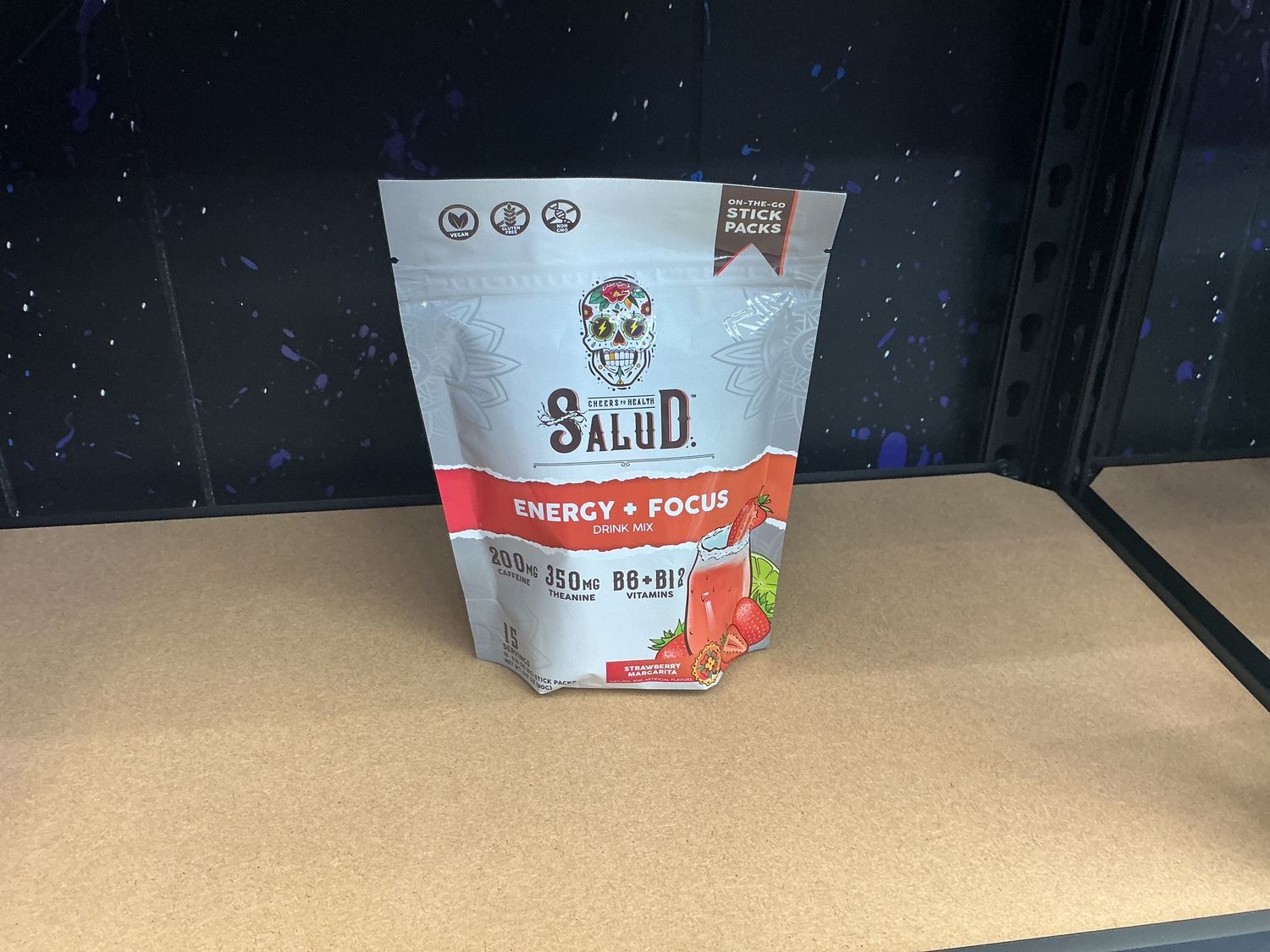 Salud Energy + Focus Strawberry Margarita