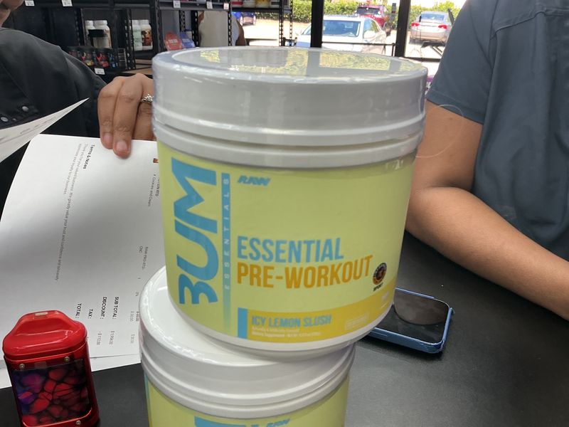 Raw CBUM Essential Pre Workout Icy Lemon Slush