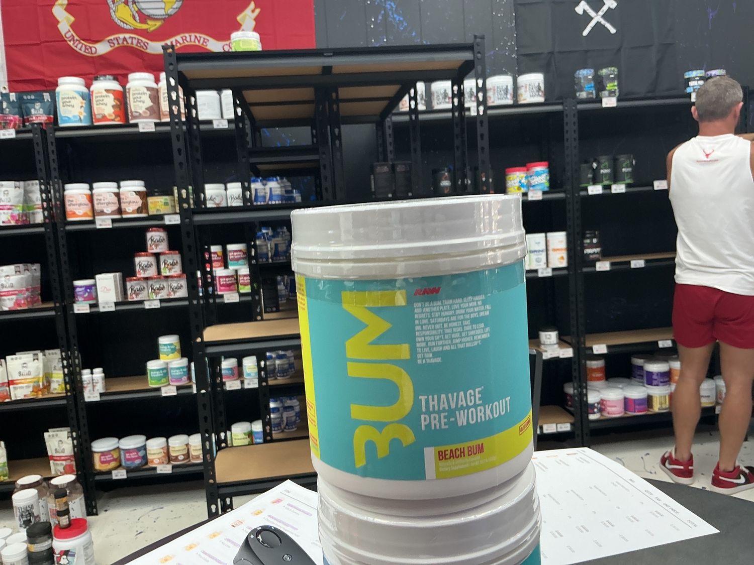 Raw CBUM THAVAGE Pre Workout Beach Bum