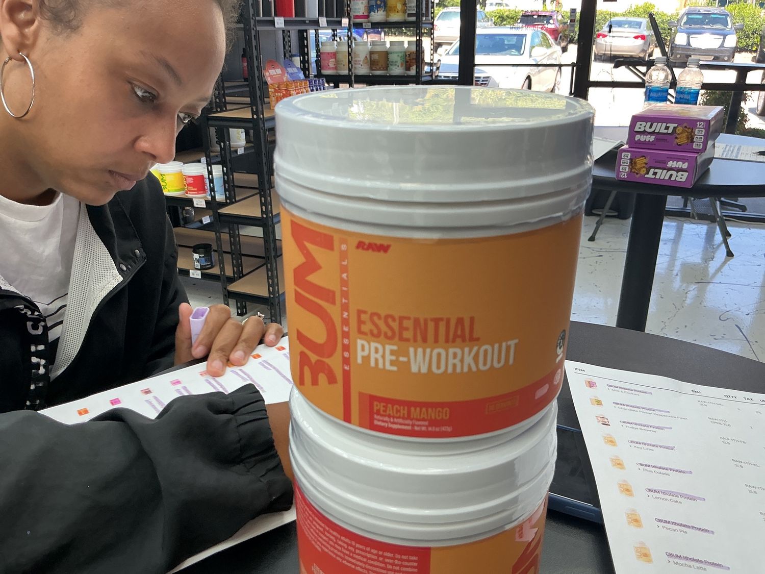 Raw CBUM Essential Pre Workout Peach Mango