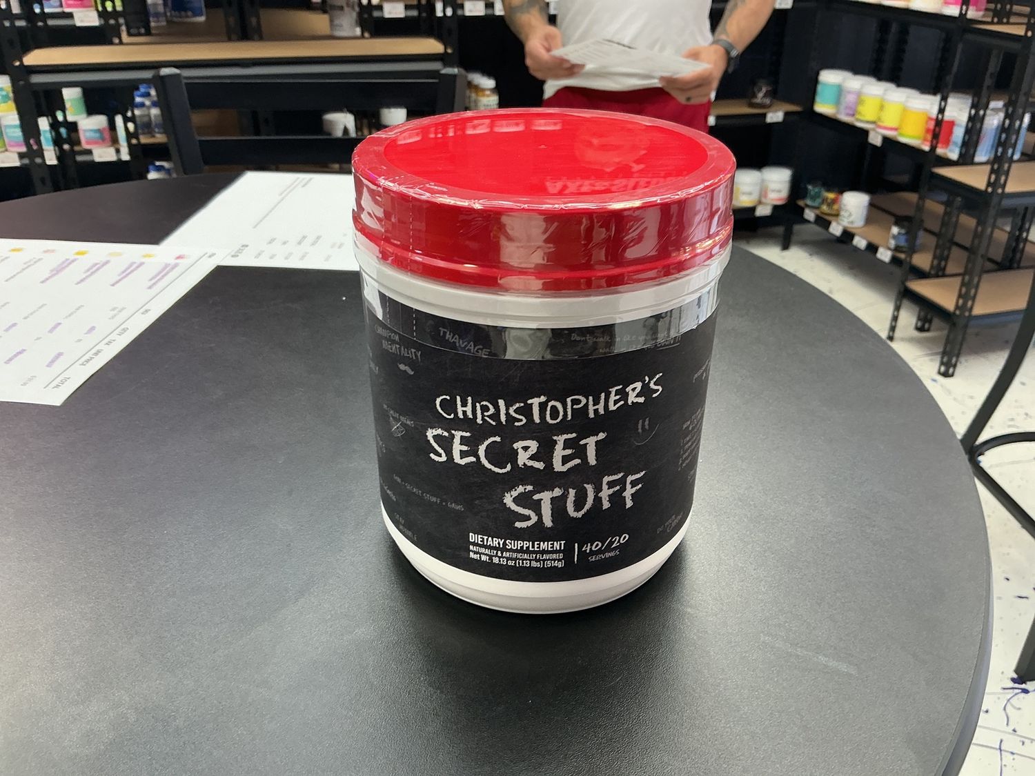 Raw CBUM THAVAGE Pre Workout Christopher’s Secret Stuff