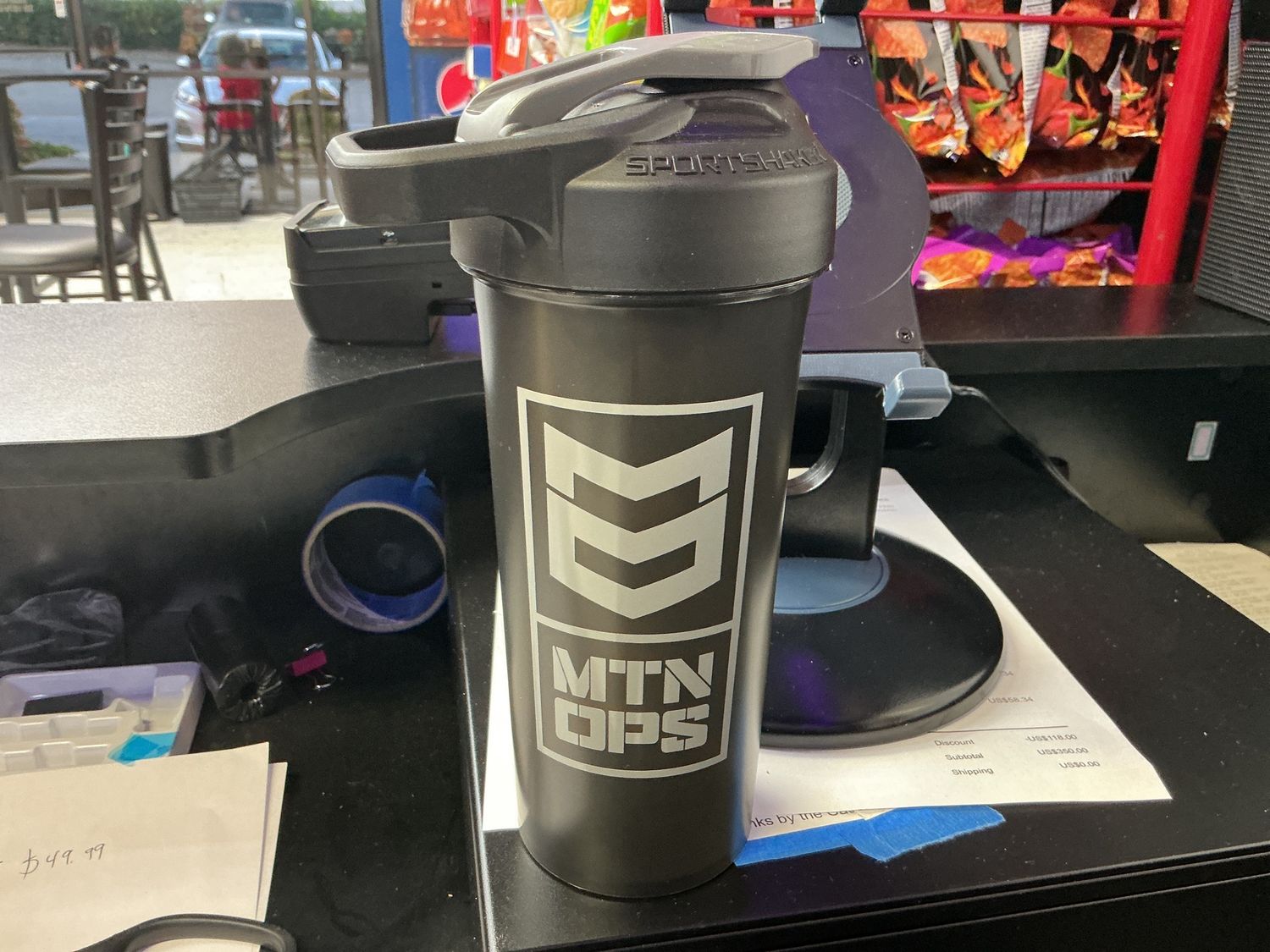 Mountain ops shaker bottle