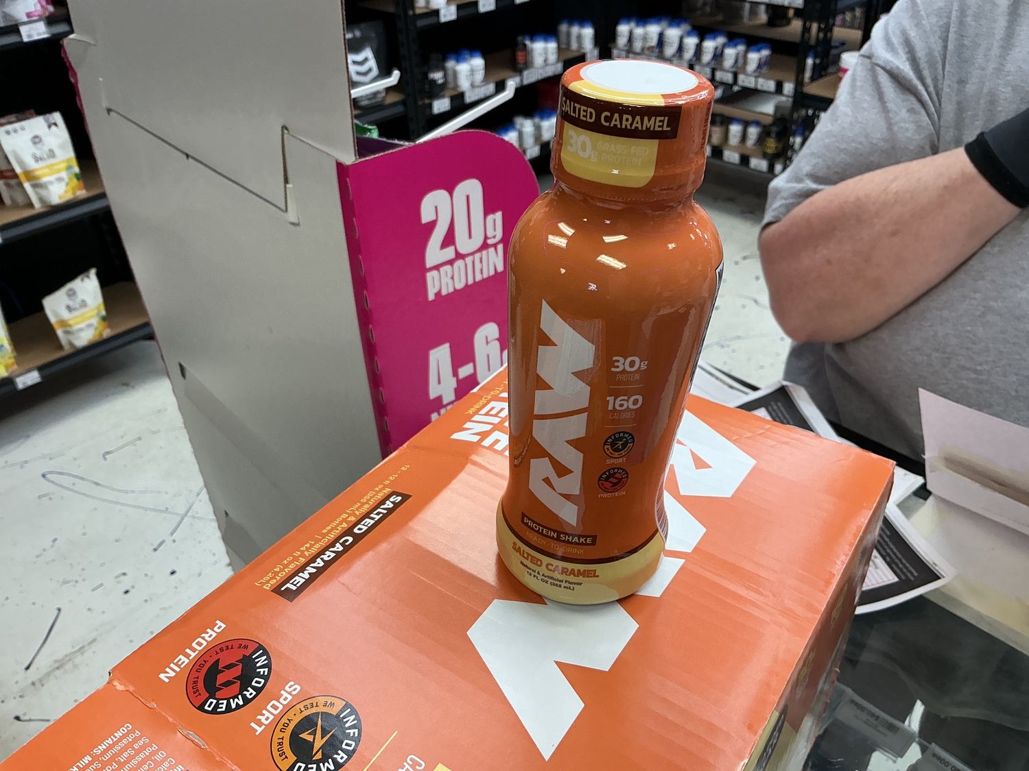 Raw salted caramel shake