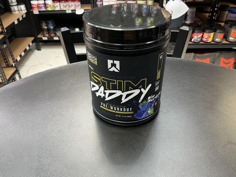 Ryse pre workout High Stim Blue Raspberry