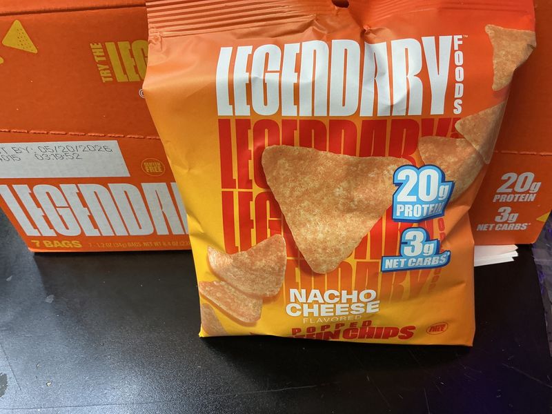 Legendary protein chips, Nacho Cheddar