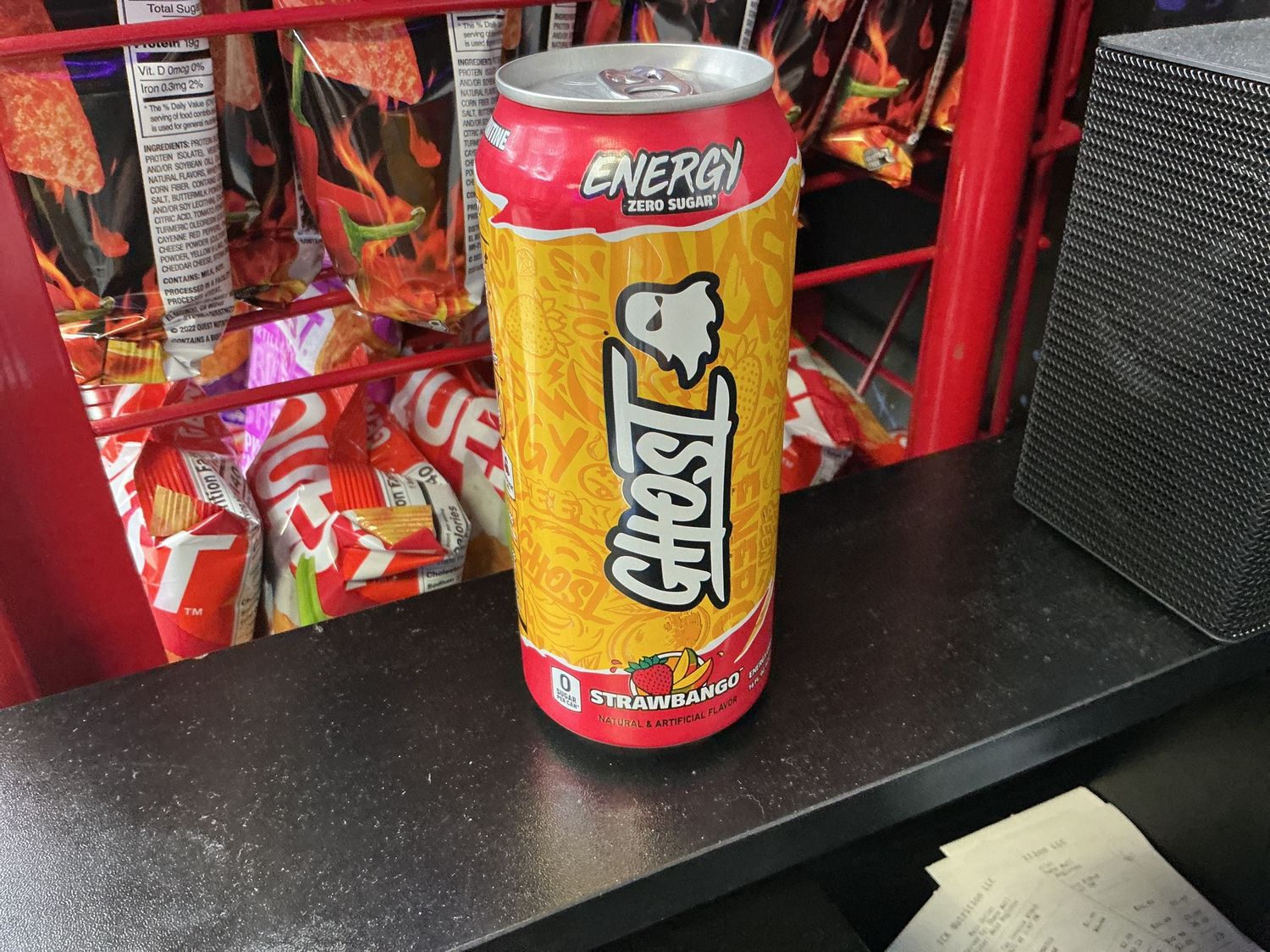 GHOST ENERGY RTD 12/16oz - STRAWBANGO