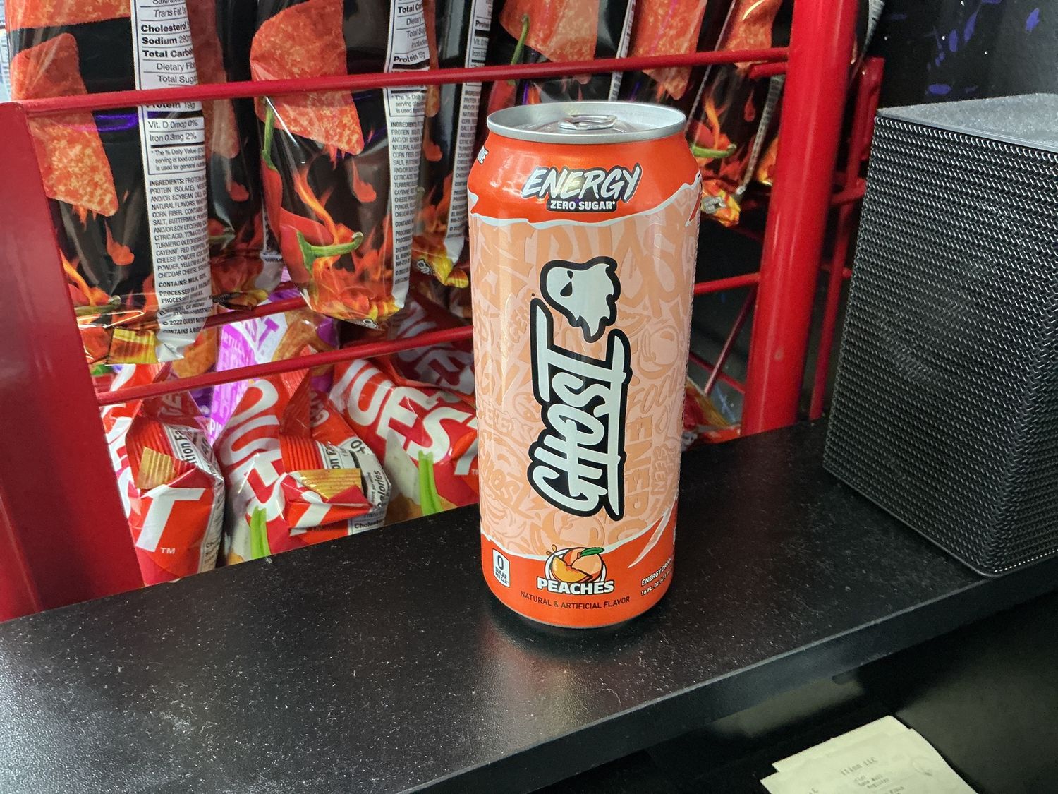 GHOST ENERGY RTD 12/16oz - PEACHES