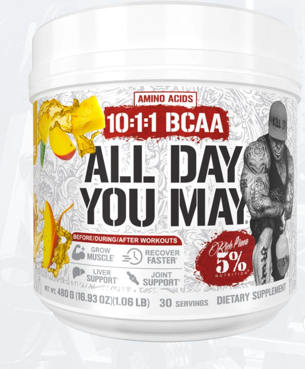 5% All Day You May  Amino Acids 10:1:1 BCAA Mango Pineapple