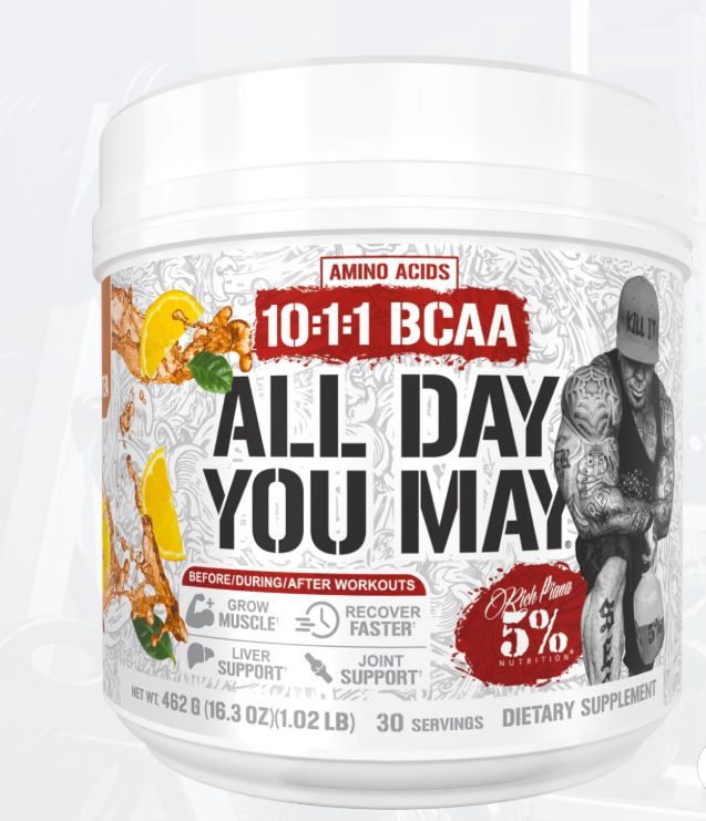 5% All Day You May  Amino Acids 10:1:1 BCAA Southern Sweet Tea
