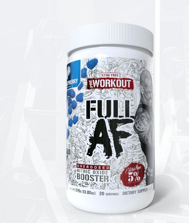 5% Full As F*ck Pre Workout Blue Raspberry