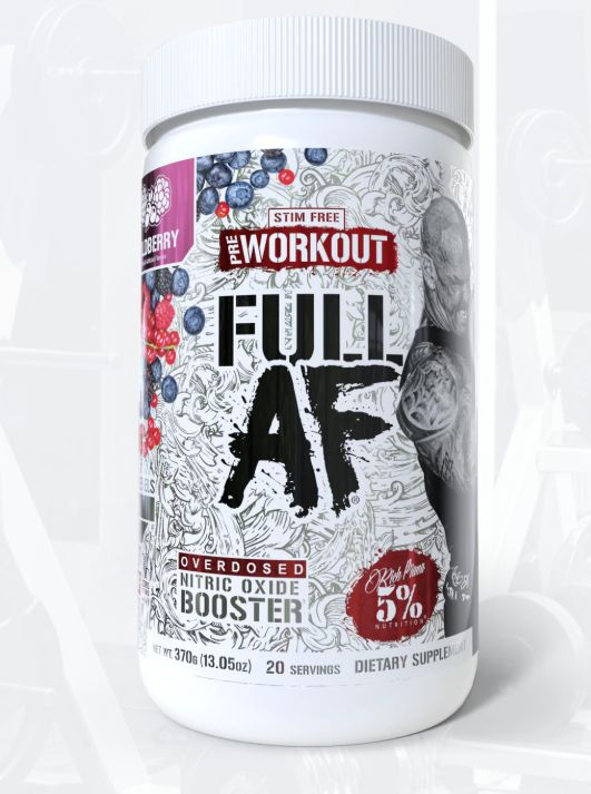 5% Full As F*ck Pre Workout Wild Berry