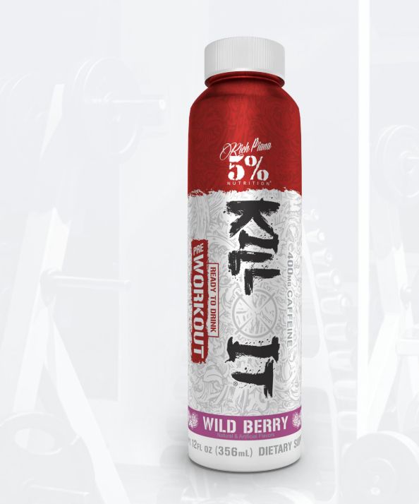 5% rtd pre workout, Flavor: Wild berry