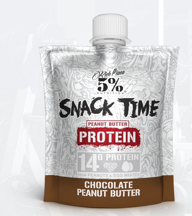 5% snack time  peanut butter, Flavor: Chocolate peanut butter