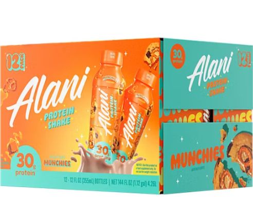 ALN PROT SHAKE 12/12oz - MUNCHIES - 30g PROTEIN