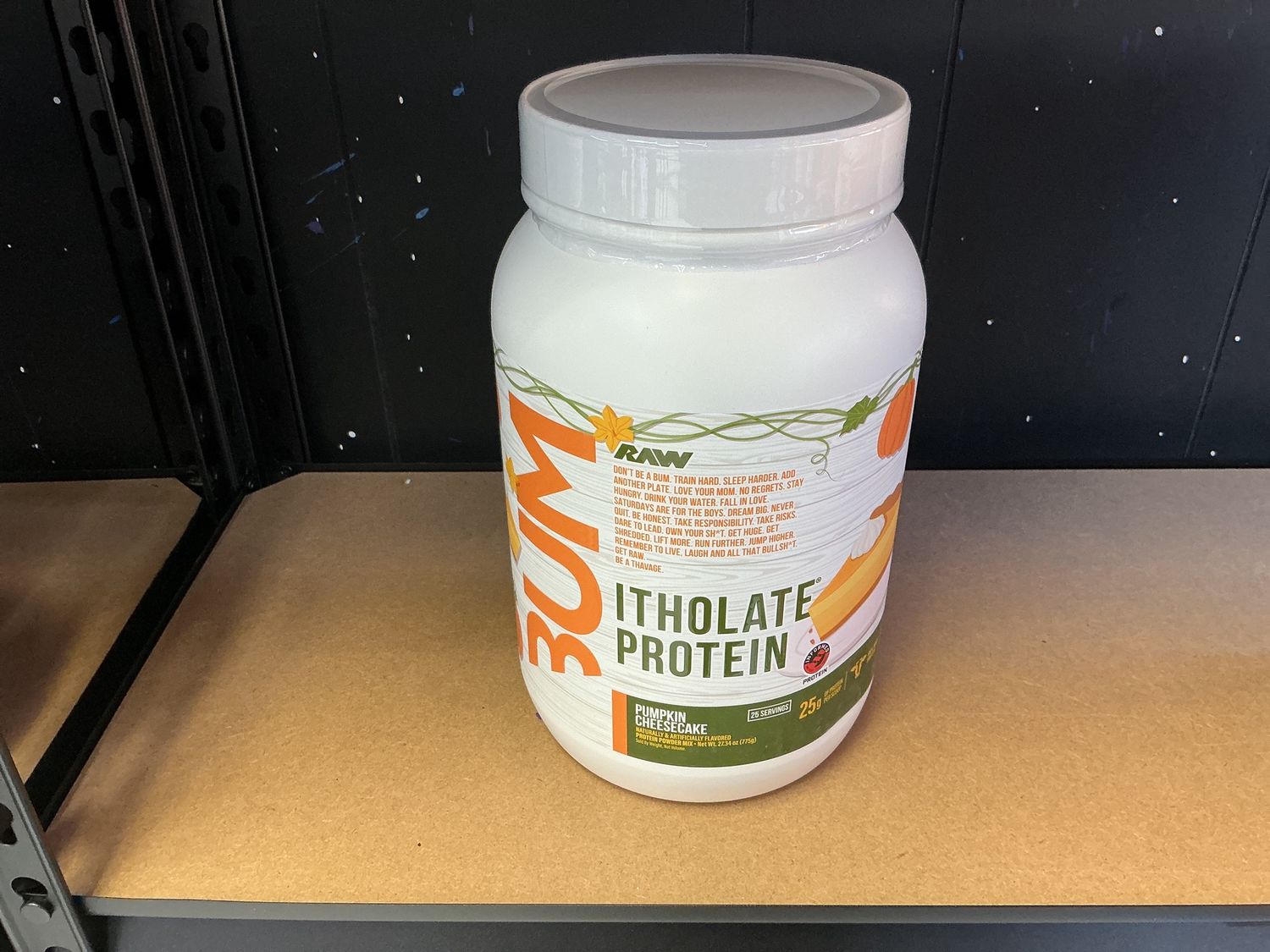 Raw CBUM Itholate protein, Pumpkin Cheesecake