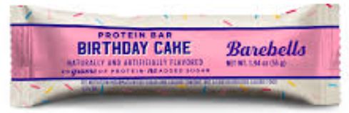 Barebells Birthday cake