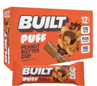 BLT BAR PUFFS 12/40g- PEANUT BUTTER CUP