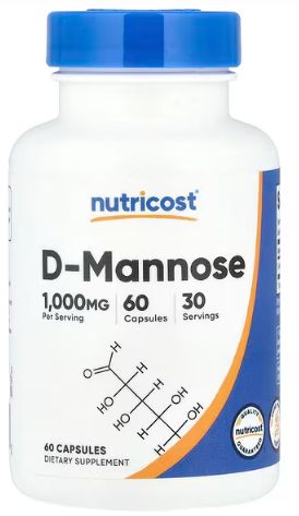 D - Mannose 1000mg 60 Caps