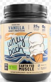 Earth Fed Muscle Vanilla Whey Protein